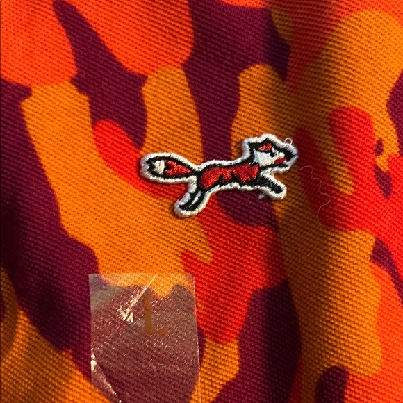 Fox Retro Orange and Red Camouflage Shirt L NEW - Picture 3 of 5